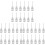 36Pcs Stainless Steel Dispensing Blunt Tip Needle Set Silver Durable 2