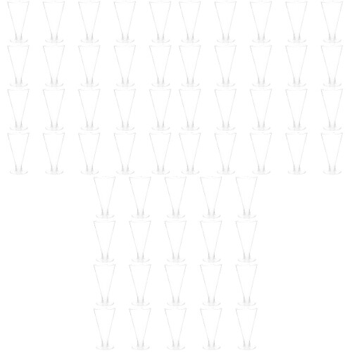 75Pcs Transparent Ice Cream Holders Parfait Cups Cold Drink Containers 2