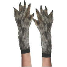 Werewolf Wolfman Monster Horror Fury Claws Paws Adult Mens Costume Gloves Hands