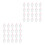 40Sets Plastic Mini Cups for DIY Crafting Keychains & Miniature Scenes 3