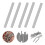 800Pcs Rust-Resistant Stainless Steel Shelf Support Pins for Cabinets 6