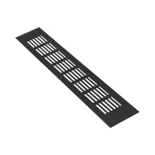 60Mm Aluminium Rectangular Cabinet Wardrobe Air Vent Grille Ventilation-Cover