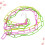 Worgeous 2 Pcs Plastic Rubber Chain Clothes Hanging Safety 1