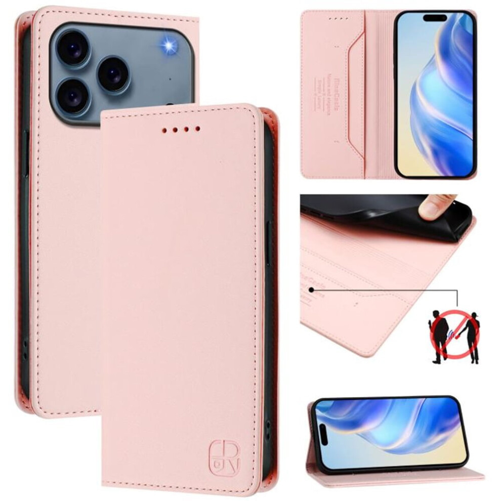 Rfid-Blocking Pu Leather Wallet Case For Iphone 17 Pro Max 975221375926