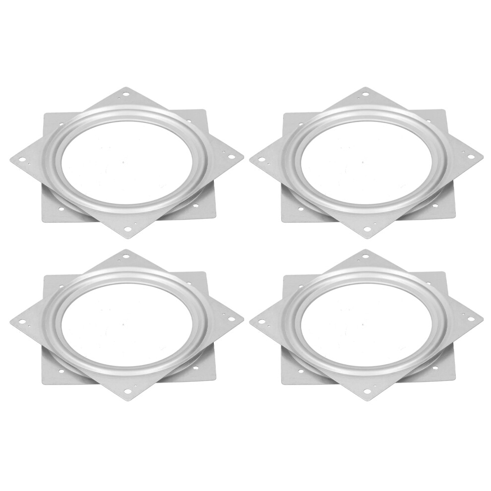 Heavy Duty Galvanized Plate Lazy Susan, 360 Smooth Rotation Zinc Plated Furniture Rotator For Diverse Applications (4Pcs) 9425574446879