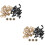 2Ensembles Yeux Plastique Noir Pour Jouets 5