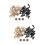 2Ensembles Yeux Plastique Noir Pour Jouets 6