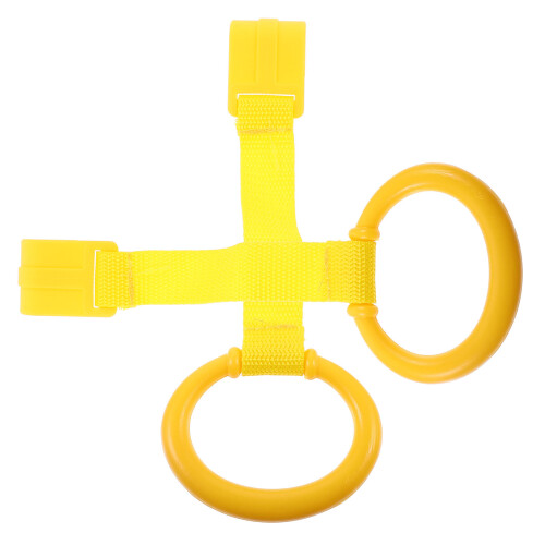 8Pcs Baby Pull Rings Yellow Plastic Nursery Cot Handles for Walking 2