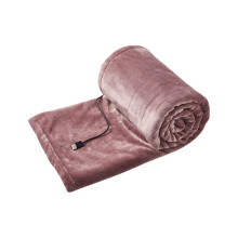 USB Electric Heating Blanket Flannel Pink 100x80 cm