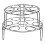 Egg Steamer Rack Tripod Stainless Steel 1 Pack 1
