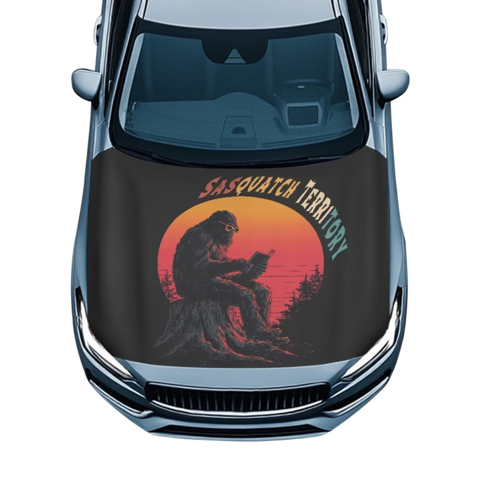 Gorilla Territory Car Hood Cover Â All-Weather Polyester Elastic Washable Protector Compatible With Most Cars 9327961812239