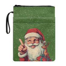 Polyester Fabric Book Sleeve Protector for Women Easy Carry Book Case with Zipper Carrying Book Case Book Cover Carrying Case