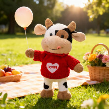 Plush Toy Doll Pet Decoration Red Valentine's Day