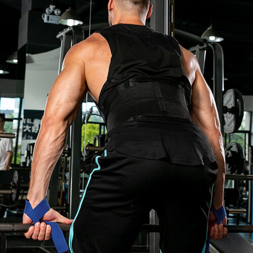 Weight Lifting Wrist Strap for Powerlifting, 55x4cm, Blue 2