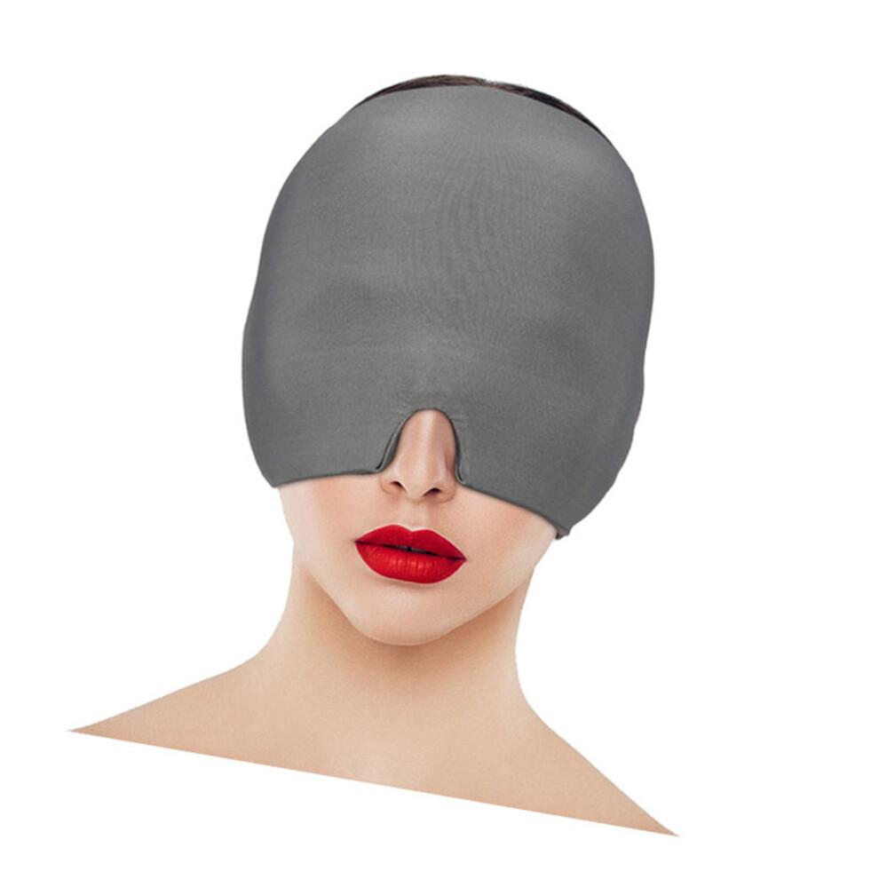 Gel Ice Pack Headgear for Migraine & Fever Relief, Hot & Cold Therapy