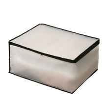 Durable Plastic Clothes Storage Bags Household Under Bed Storage Containers Translucent Closet Storage Bins,23.62x17.71x11.81inch