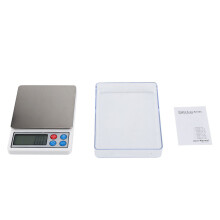 Stainless Steel Platform Kitchen Scale, Multi-Unit Conversion for Versatility, Portable Mini Scale for Convenience