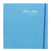 Ensemble de couverture d'album photo, album photo sans acide avec couverture en lin, pages intérieures avec espace mémo, portfolio de rangement