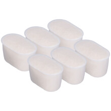 Filtres à eau avec charbon actif, réduisent le chlore et les odeurs, résine échangeuse d'ions adoucit l'eau dure, polyester non tissé pour une