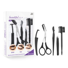 Professional Eyebrow Grooming Kit, Hassle-Free Hair Removal, Neat Exfoliation With Precision Razor, Painless Shaping, Suitable For Salon Or Home Use,