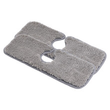 Plys bademåttesæt, mikrofiber skridsikre tæpper til køkken og badeværelse, ultraabsorberende, falmebestandige og tørrer hurtigt, forkæl dine