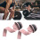 Regular Style Pink Lifting Wrist Strap 55x4cm 80g 1