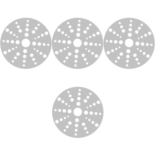 4Pcs Household Heat Conduction Fin Silver Practical Kitchen Gadget 1