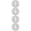 4Pcs Household Heat Conduction Fin Silver Practical Kitchen Gadget 7