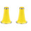 2Pcs Plastic Clarinet Bell for Beginners Yellow Clarinet Accessories 1