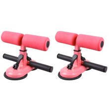 2Pièces Barre De Fitness Rose Avec Ventouses Double Pour Abdominaux
