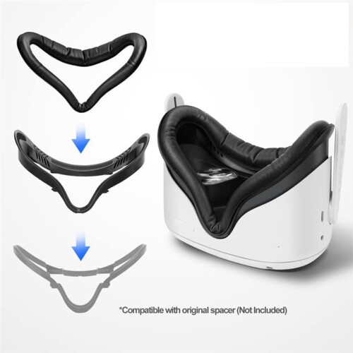 Facial Interface & Face Cover Pad for  Quest 2, VR Accessories for Meta Quest 2,  Quest 2 Accessory 1