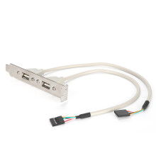 Two-Port USB2.0Expansion Bracket For Flexible Placement, High-Speed Interface Backplane Bracket With Signal Transmission Technology