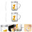 4Ensembles Verres À Lait Enfants , Échelle 8
