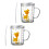 4Ensembles Verres À Lait Enfants , Échelle 9