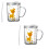 4Ensembles Verres À Lait Enfants , Échelle 10