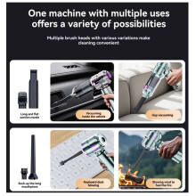 Car Vacuum Cleaner Strong Suction Cordless Powerful Wireless Car Cleaner HandHeld Portable Vacuum Cleaner for Car A