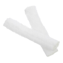 1Paar Weiße Weiche Plüsch Schuhband Hüllen Für Winter Komfort