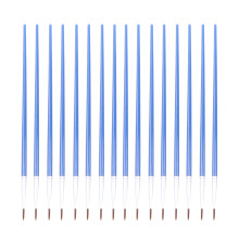 48Stk Detail Pinselset Blau Nylonhaare Holzgriff Für Kinder Malerei