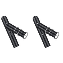 2pcs Watch Bands For Men Man Nylon Strap Buckle