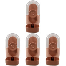 4Pièces Abreuvoir Automatique Suspendu Animaux Hips+pet Rose Stable