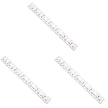 3Stk Kinder Wachstumstab Wanddekoration Rosa Canvas Material