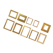 20 Stück Retro-Spiegelrahmen PET-Aufkleber für DIY-Scrapbooking & Fotoalben