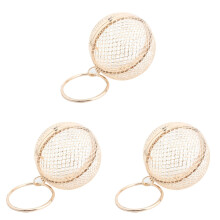 3Pièces Sacs Sac À Main Métal Femme Élégant Soirée Casual