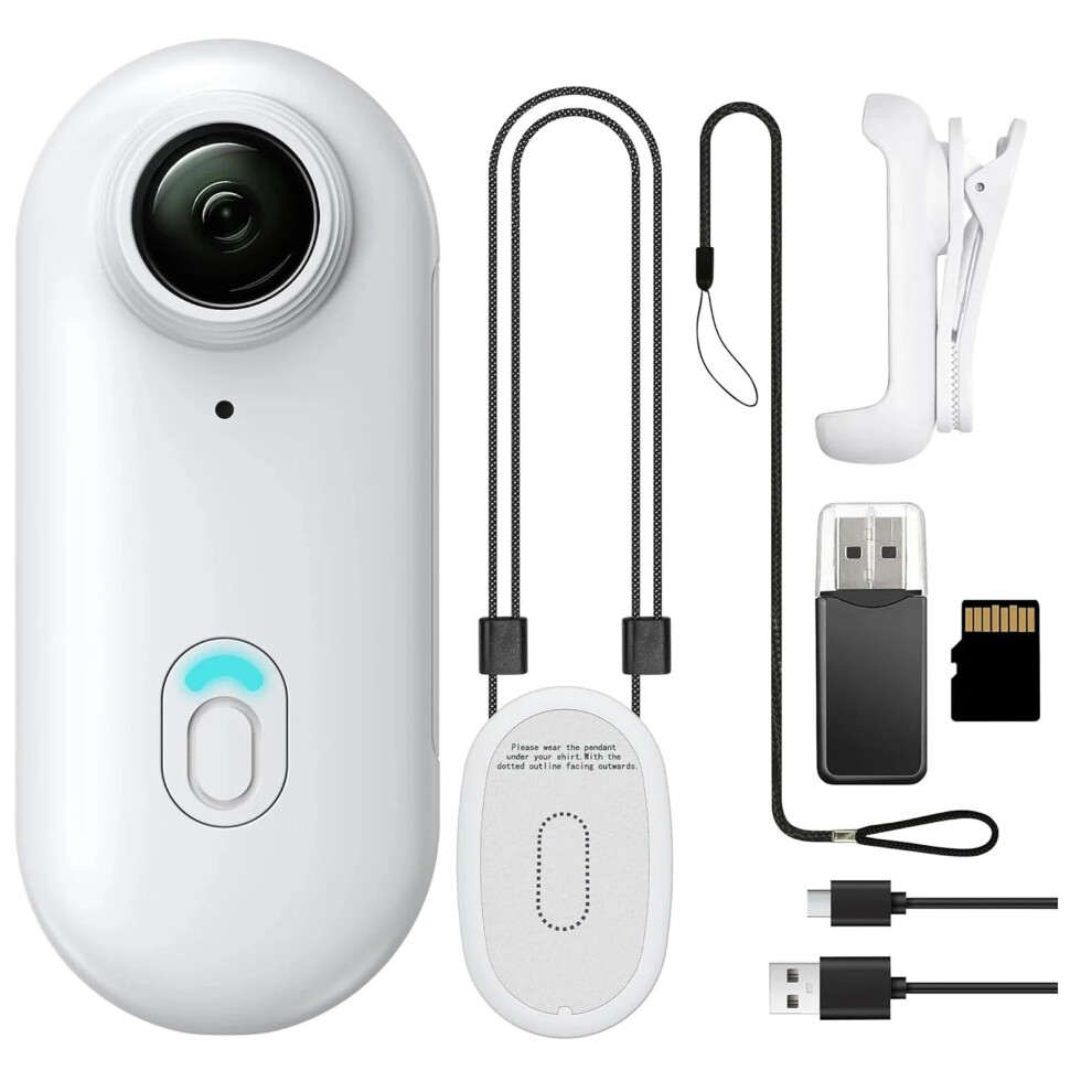 Thumb-Size Wifi Mini Camera Action Cam With 32Gb White 9362547060437