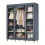 Metal Storage Wardrobe with Steel Frame (12-Tier) 1