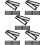 25Pcs Compact Black Paper Pen Boxes Gift Empty for Storage and Travel 8
