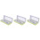3Sets Multifunctional Student Drawing Tools Green Ruler Protractor Set 3