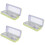 3Sets Multifunctional Student Drawing Tools Green Ruler Protractor Set 6