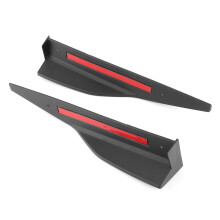Black ABS Side Skirts for Ford Mustang Roush 2015+ Stylish Splitters Diffuser