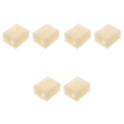 6Pièces Coton Filtrant Éponge Beige Pour Aquarium 2